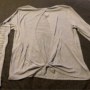 Vs Sport Long‎ Sleeve Tie Back Top Large